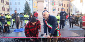 Scandiano, 16 dicembre 2023, inaugurazione di Piazza Spallanzani dopo la ristrutturazione