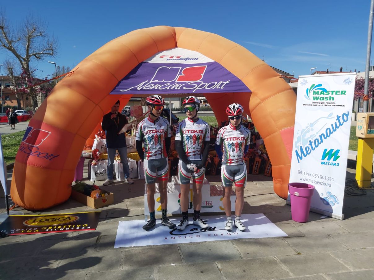 Esordienti, Osadehyi della Ciclistica Litokol sfiora il podio nella gara di Calcara nel bolognese
