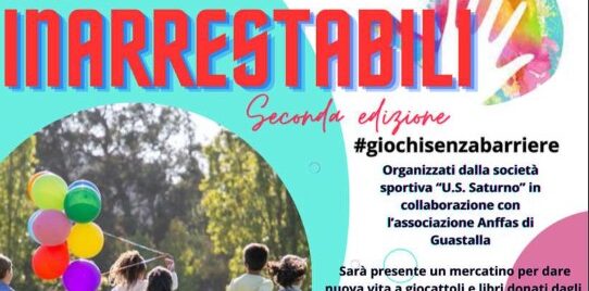 A Guastalla arrivano i giochi senza barriere ‘Inarrestabili’ tra inclusione e sport